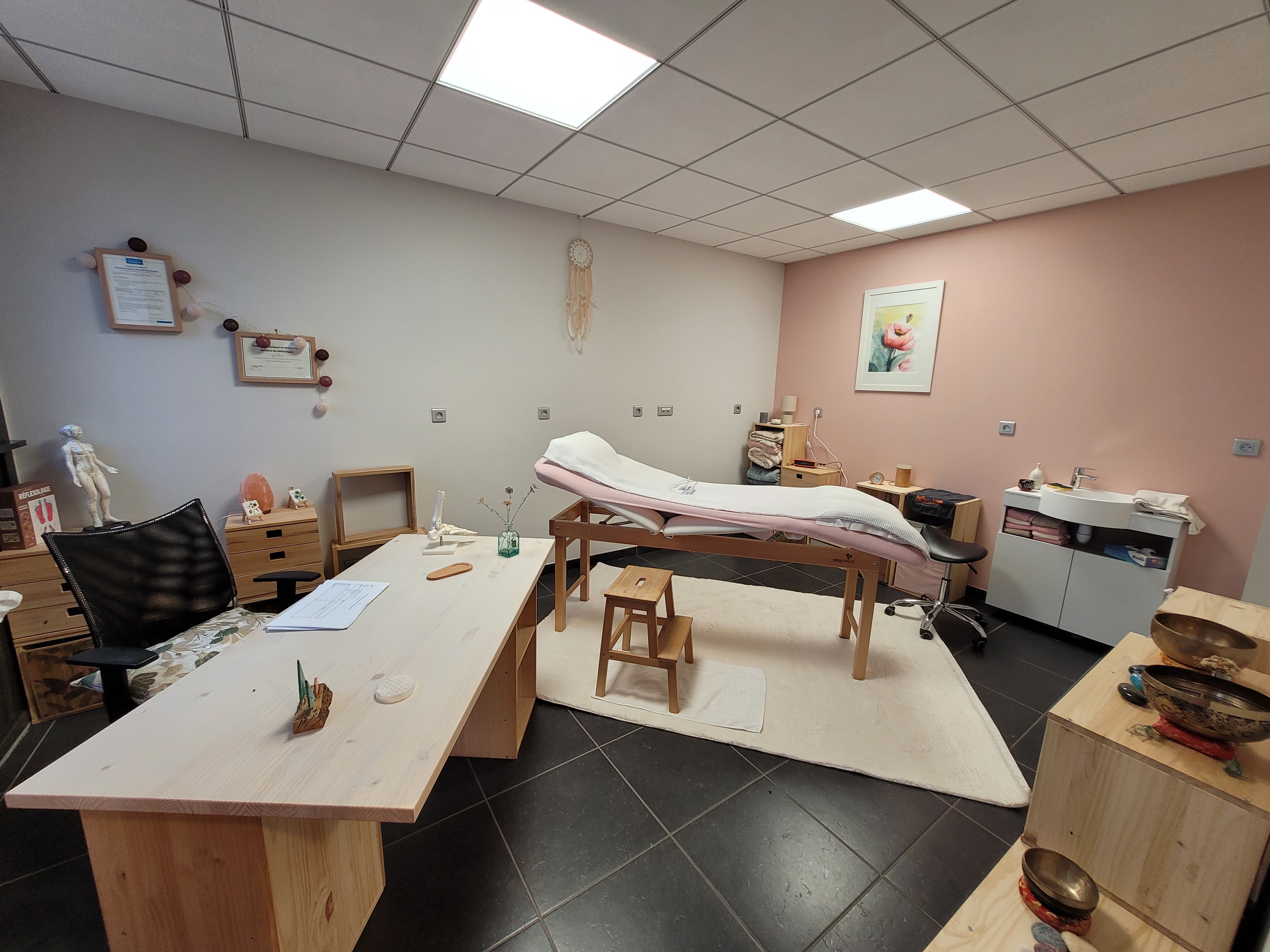 Cabinet de réflexologie au centre Ginkgo à Cluny