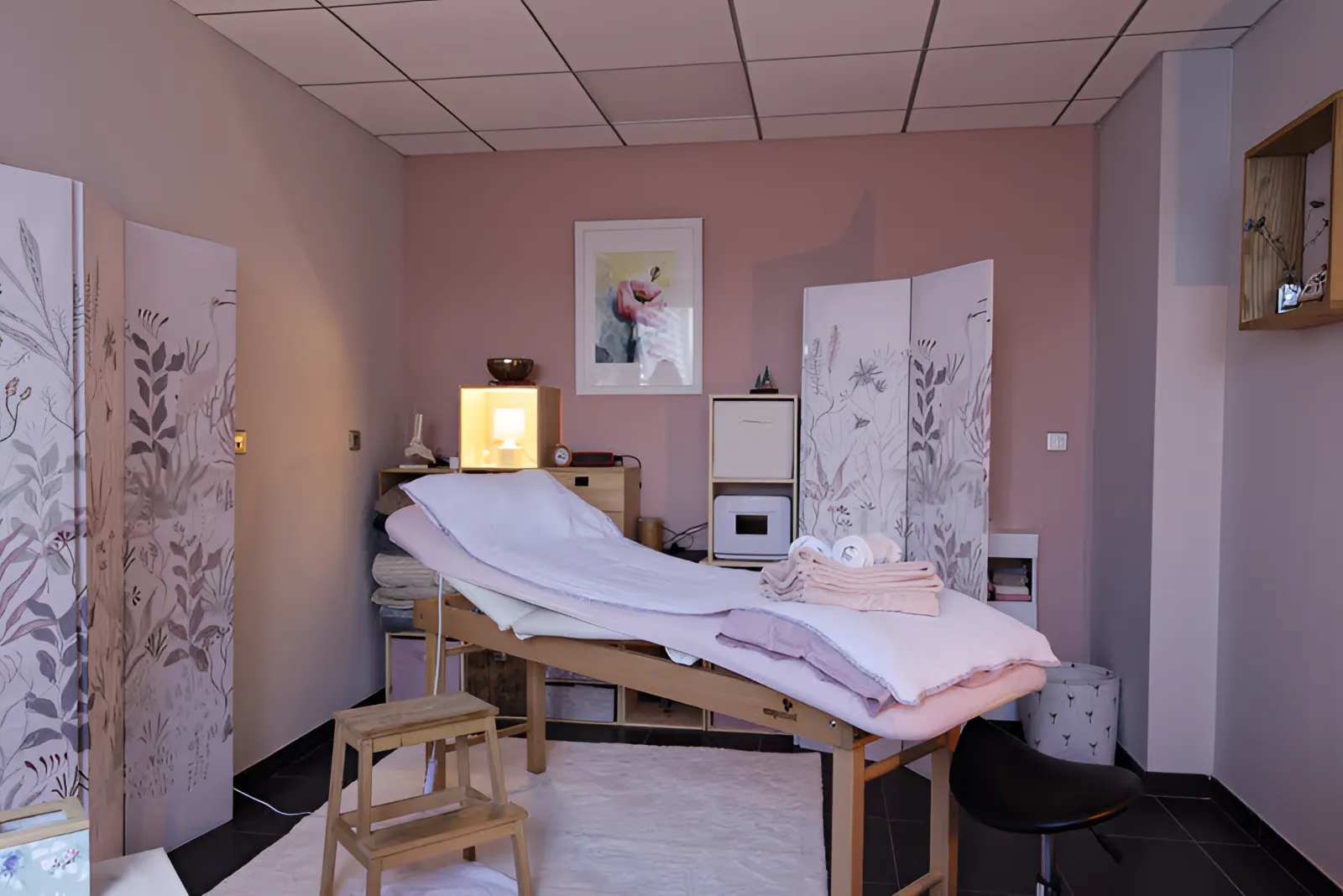 Cabinet de réflexologie au centre Ginkgo à Cluny